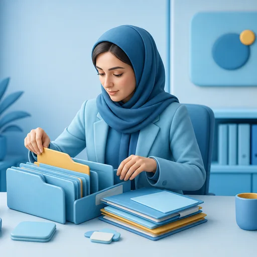 پوشه منظم شرکت برای بررسی اعتباری بانک خاورمیانه