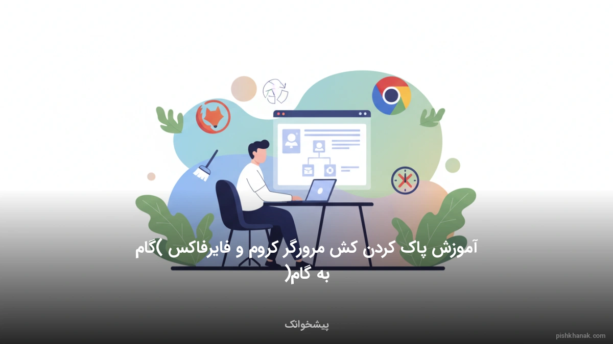 آموزش پاک کردن کش مرورگر کروم و فایرفاکس (گام‌به‌گام)