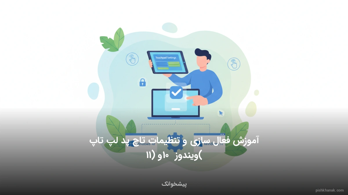 آموزش فعال سازی و تنظیمات تاچ پد لپ تاپ (ویندوز 10 و 11)