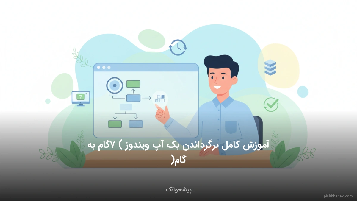 آموزش کامل برگرداندن بک آپ ویندوز 7 (گام به گام)