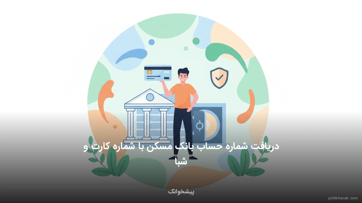 دریافت شماره حساب بانک مسکن با شماره کارت و شبا