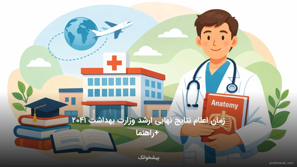 زمان اعلام نتایج نهایی ارشد وزارت بهداشت ۱۴۰۵ + راهنما