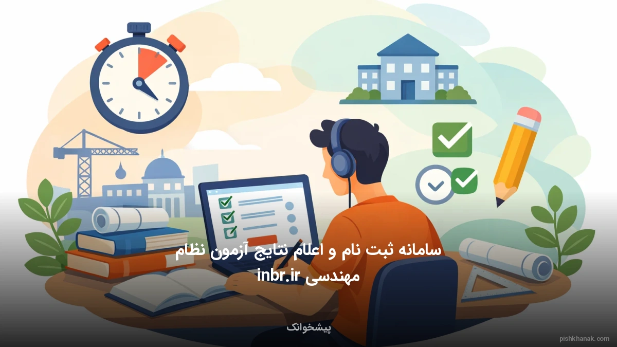 سامانه ثبت نام و اعلام نتایج آزمون نظام مهندسی inbr.ir