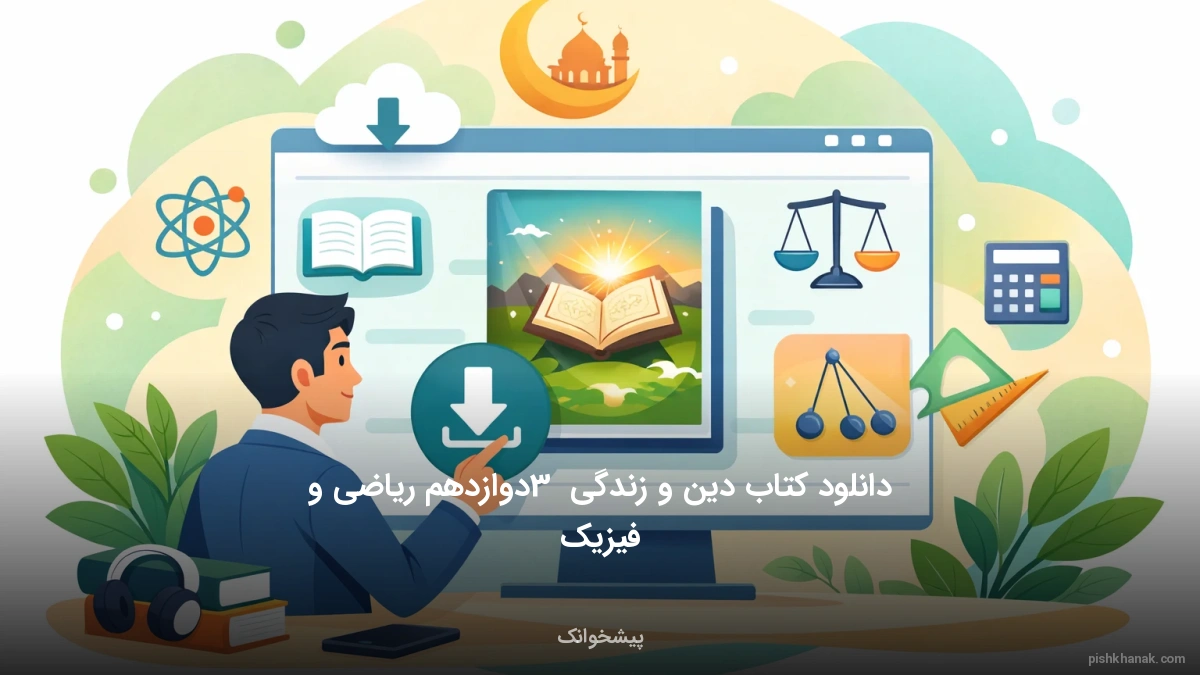 دانلود کتاب دین و زندگی 3 دوازدهم ریاضی و فیزیک