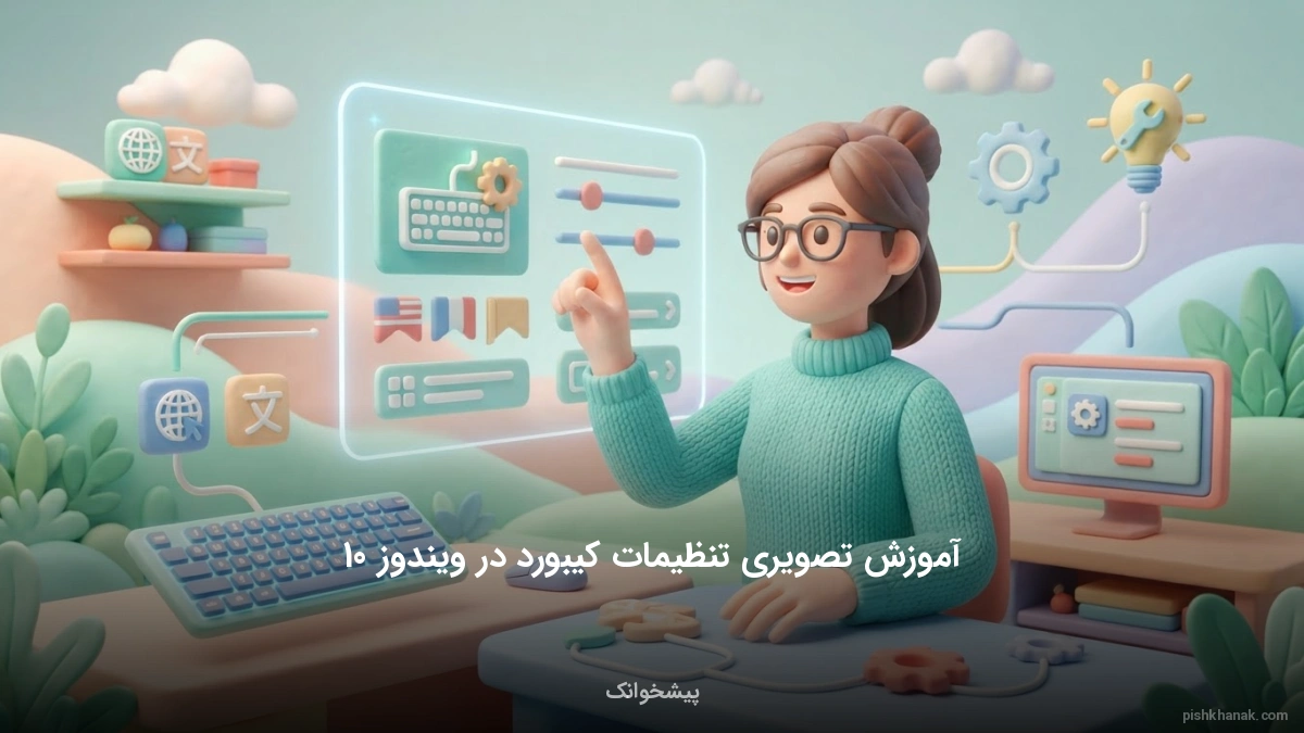 آموزش تصویری تنظیمات کیبورد در ویندوز 10