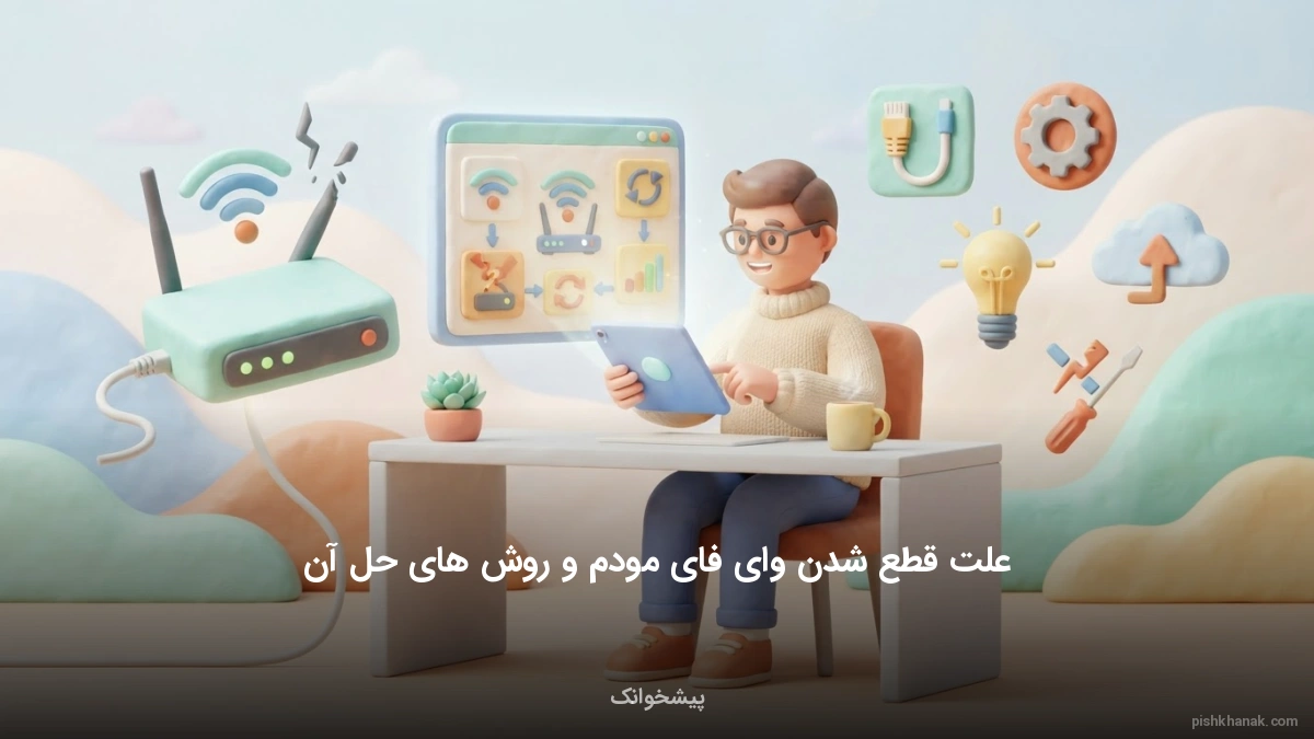 علت قطع شدن وای فای مودم و روش‌های حل آن