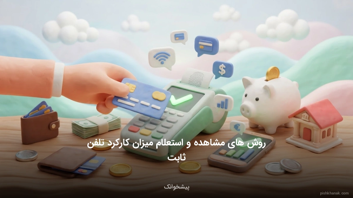 روش‌های مشاهده و استعلام میزان کارکرد تلفن ثابت