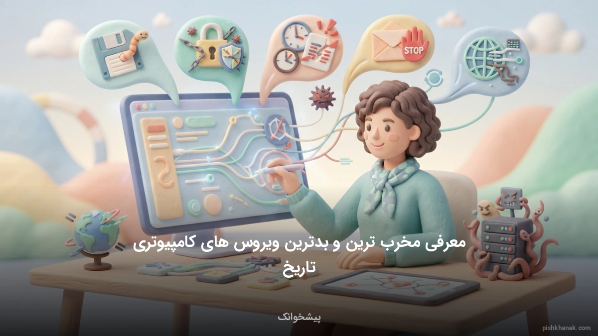 معرفی مخرب‌ترین و بدترین ویروس‌های کامپیوتری تاریخ