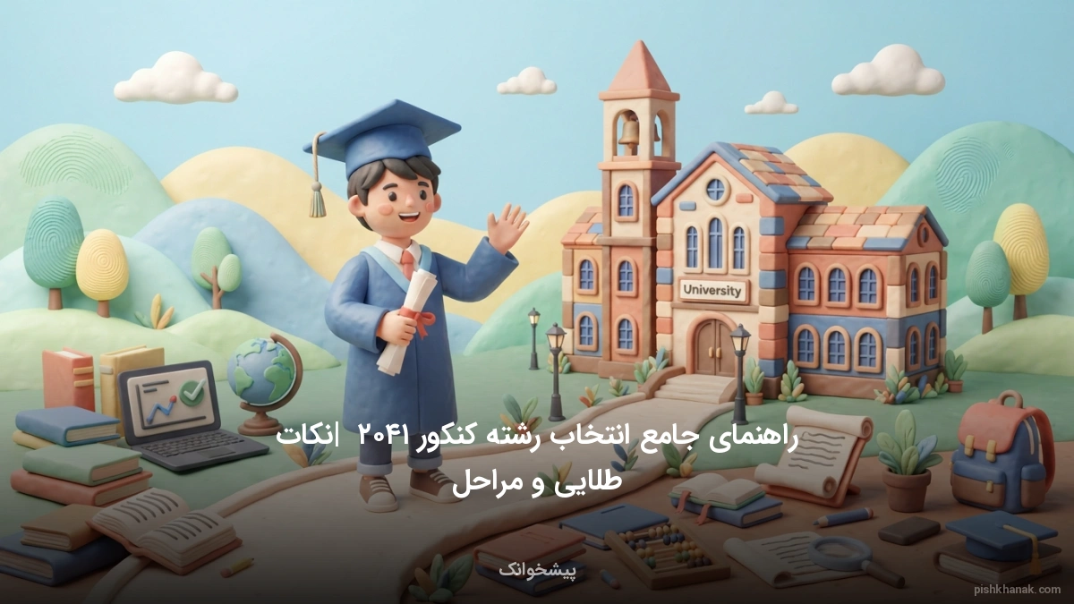 راهنمای جامع انتخاب رشته کنکور ۱۴۰۵ | نکات طلایی و مراحل