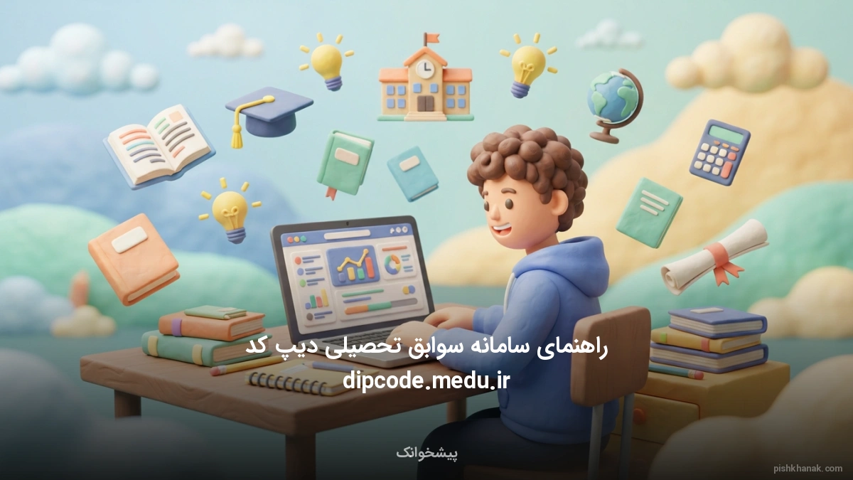 راهنمای سامانه سوابق تحصیلی دیپ کد dipcode.medu.ir