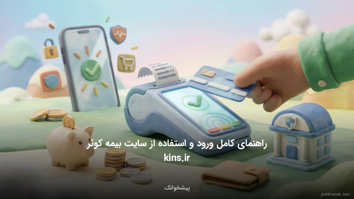 راهنمای کامل ورود و استفاده از سایت بیمه کوثر kins.ir