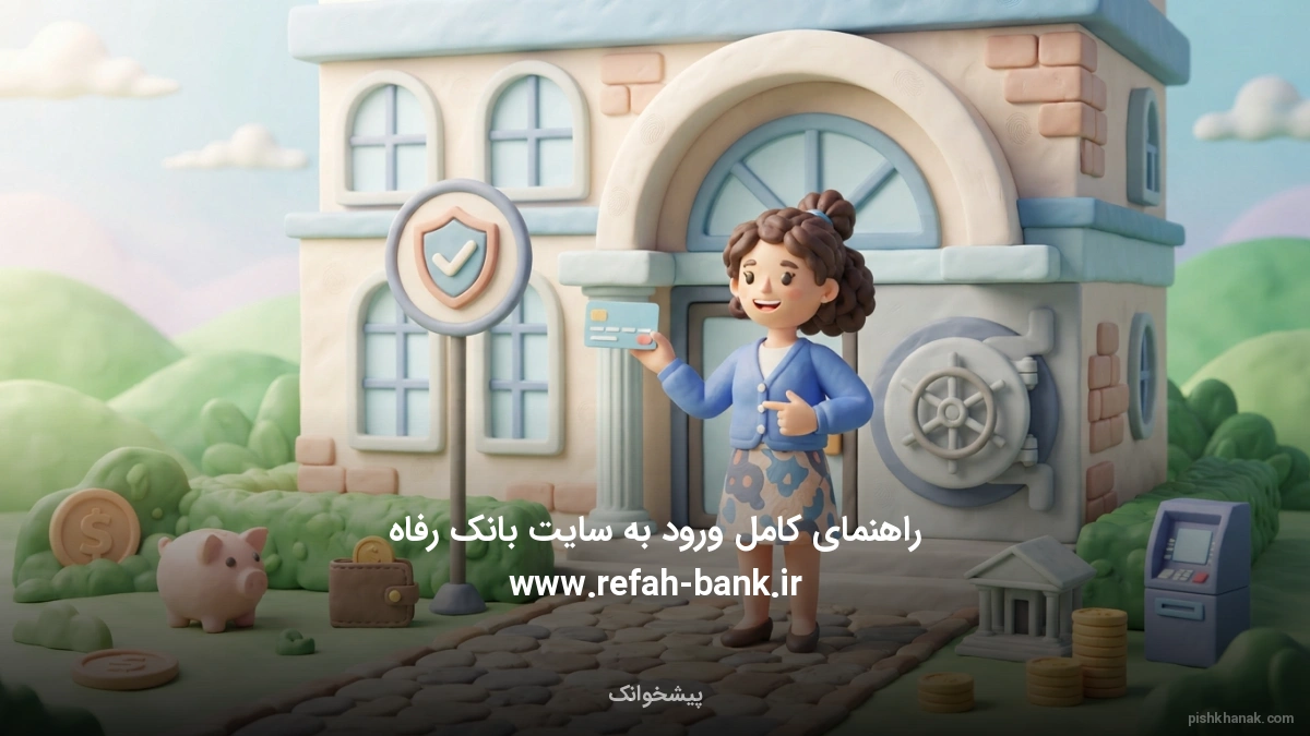 راهنمای کامل ورود به سایت بانک رفاه www.refah-bank.ir