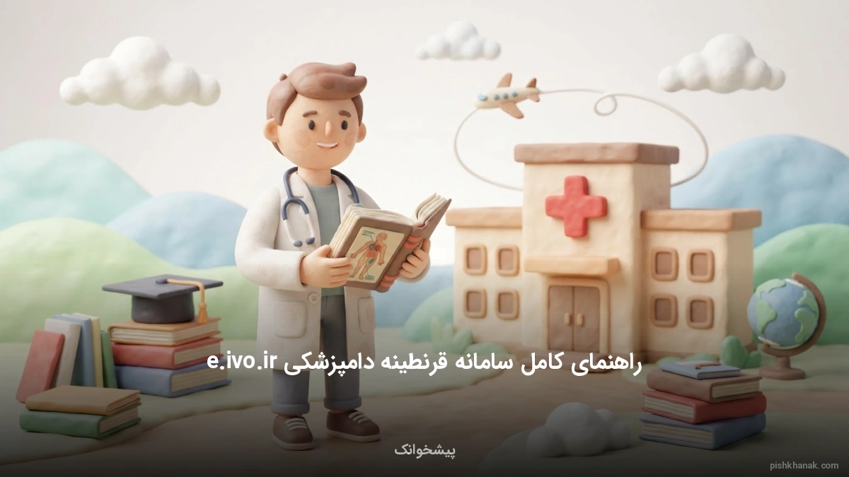 راهنمای کامل سامانه قرنطینه دامپزشکی e.ivo.ir