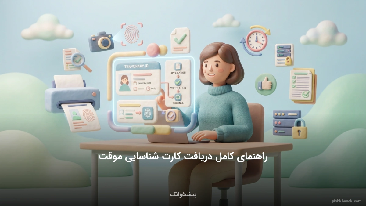 راهنمای کامل دریافت کارت شناسایی موقت