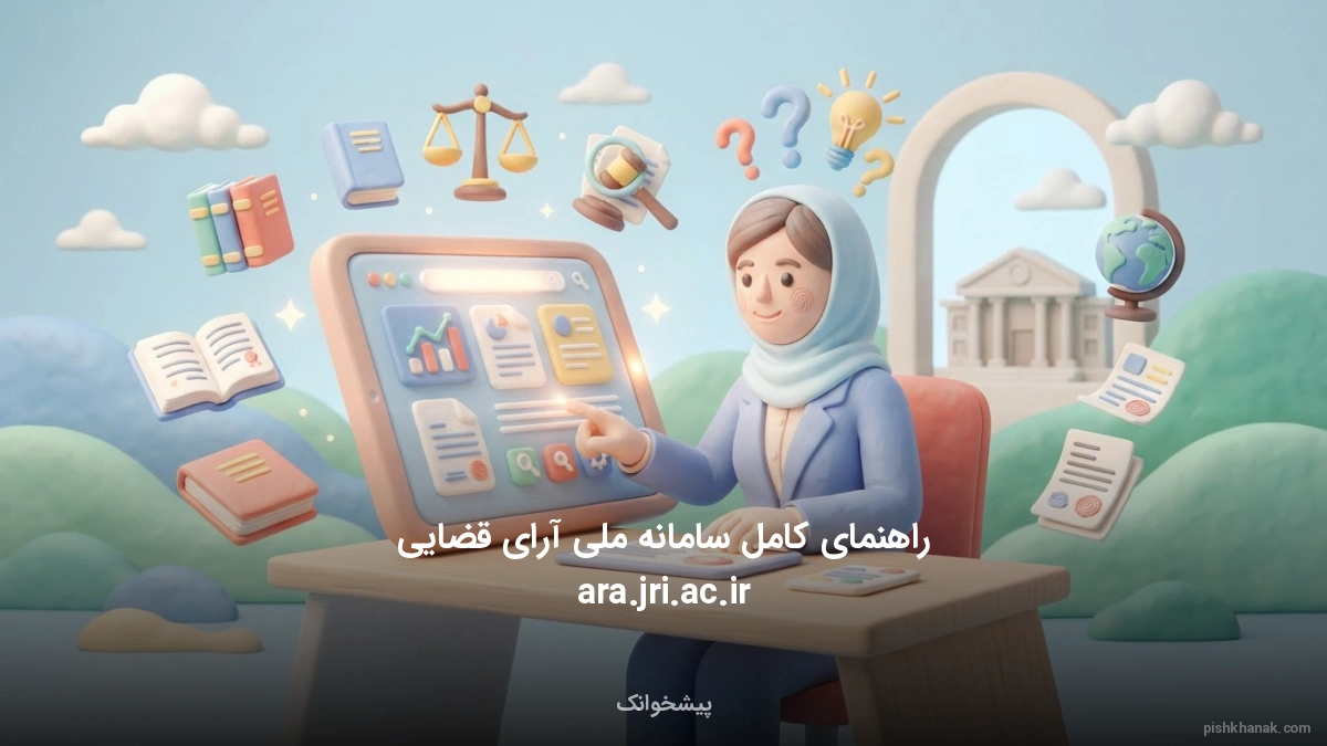راهنمای کامل سامانه ملی آرای قضایی ara.jri.ac.ir