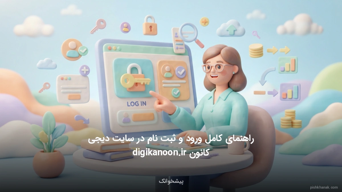 راهنمای کامل ورود و ثبت نام در سایت دیجی کانون digikanoon.ir