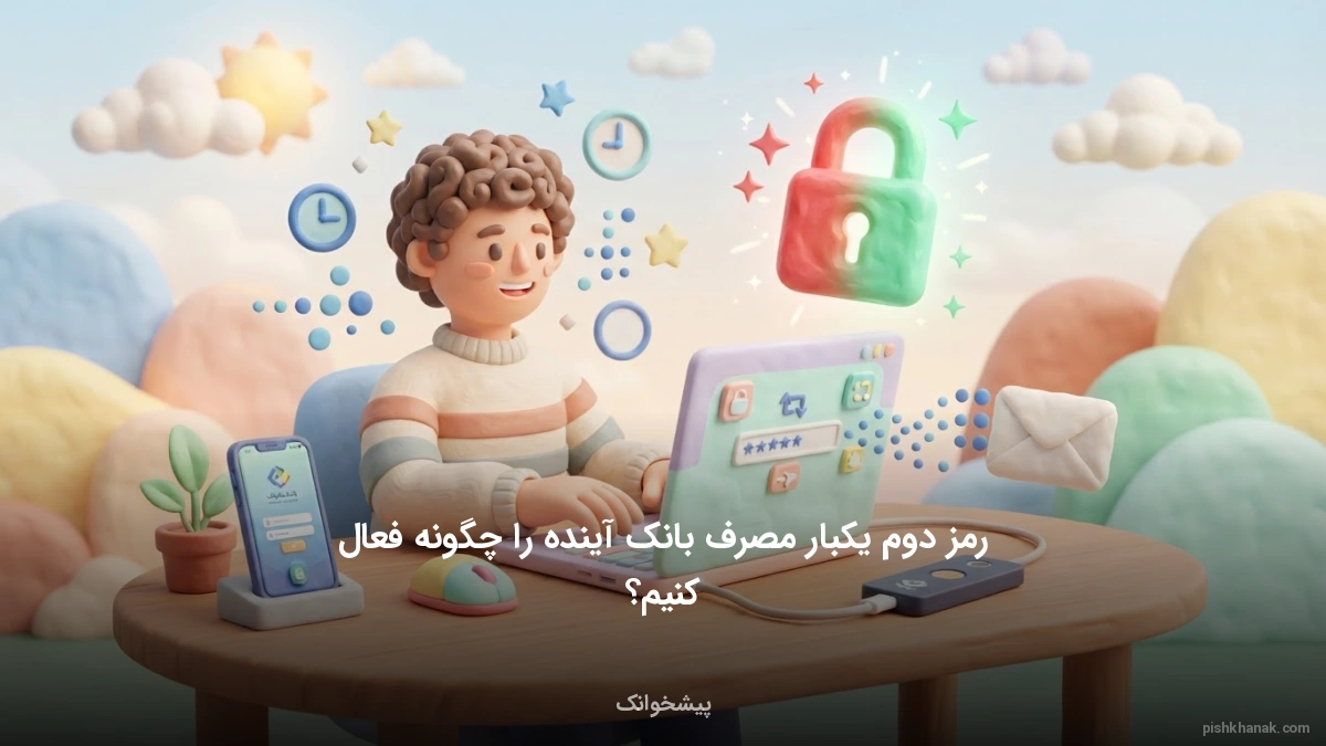 راهنمای کامل فعال‌سازی رمز دوم یکبار مصرف بانک آینده