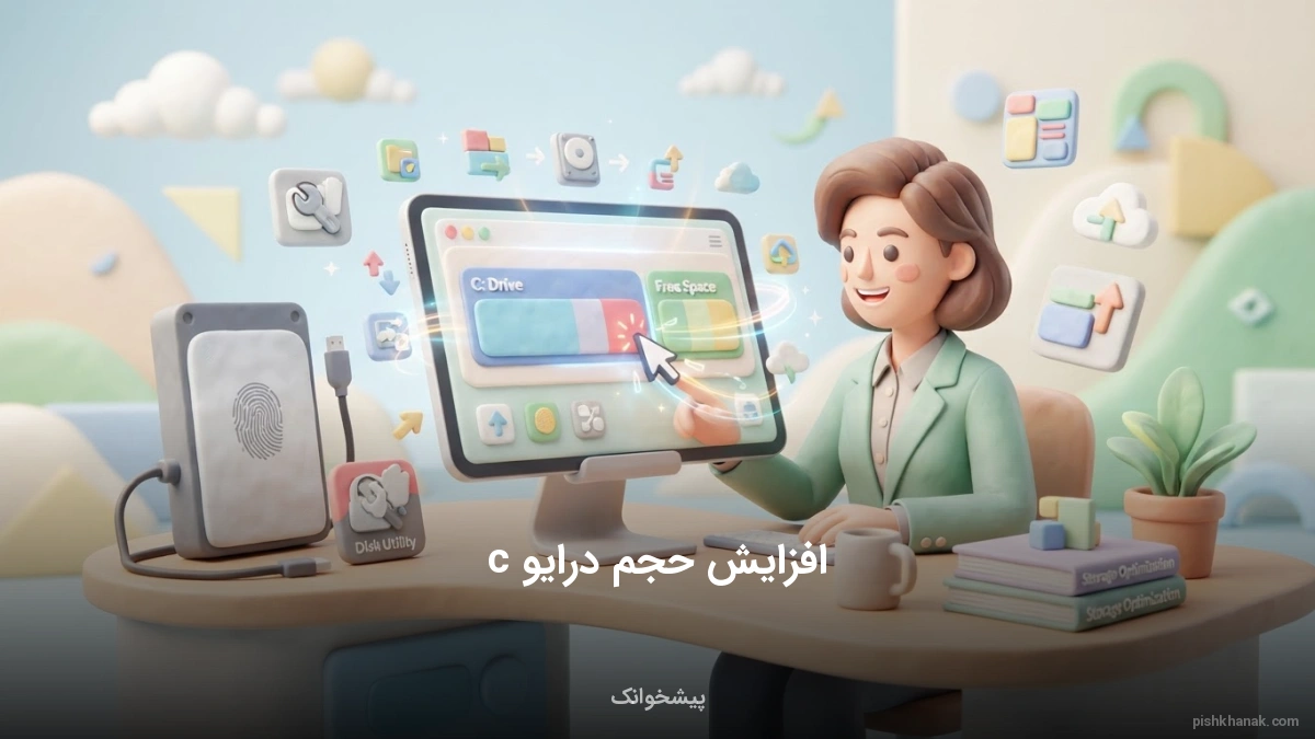 آموزش افزایش حجم درایو C در ویندوز 10 و 11 (کامل و تصویری)