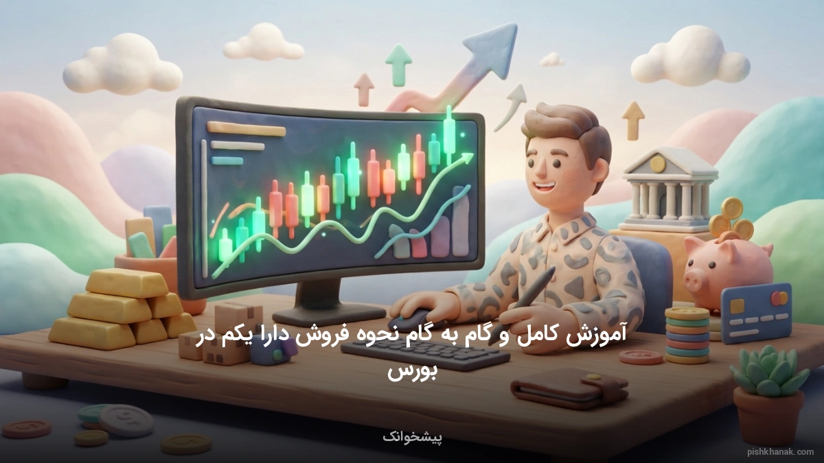 آموزش کامل و گام به گام نحوه فروش دارا یکم در بورس
