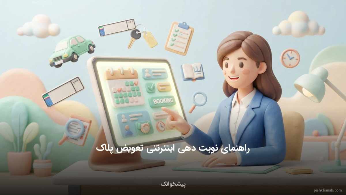 راهنمای نوبت دهی اینترنتی تعویض پلاک