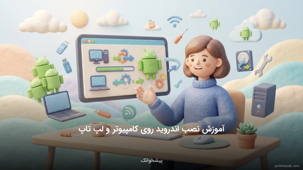 آموزش نصب اندروید روی کامپیوتر و لپ‌تاپ