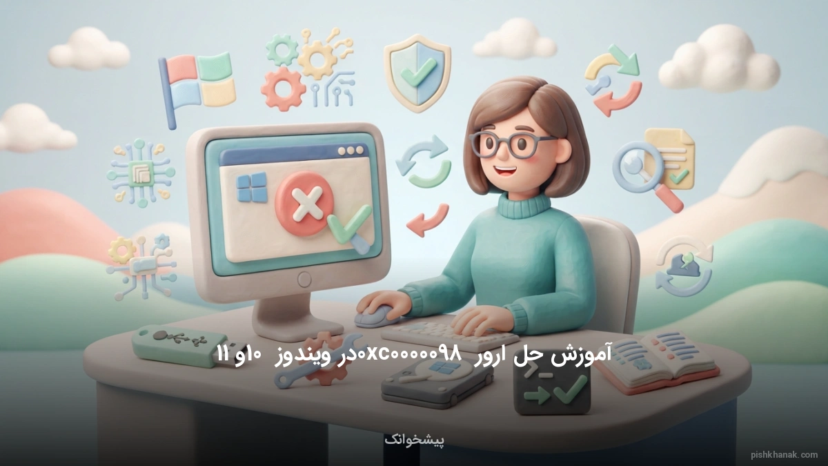آموزش حل ارور 0xc0000098 در ویندوز 10 و 11