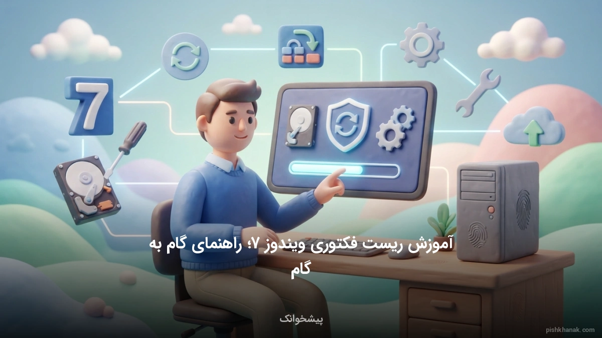 آموزش ریست فکتوری ویندوز 7؛ راهنمای گام به گام