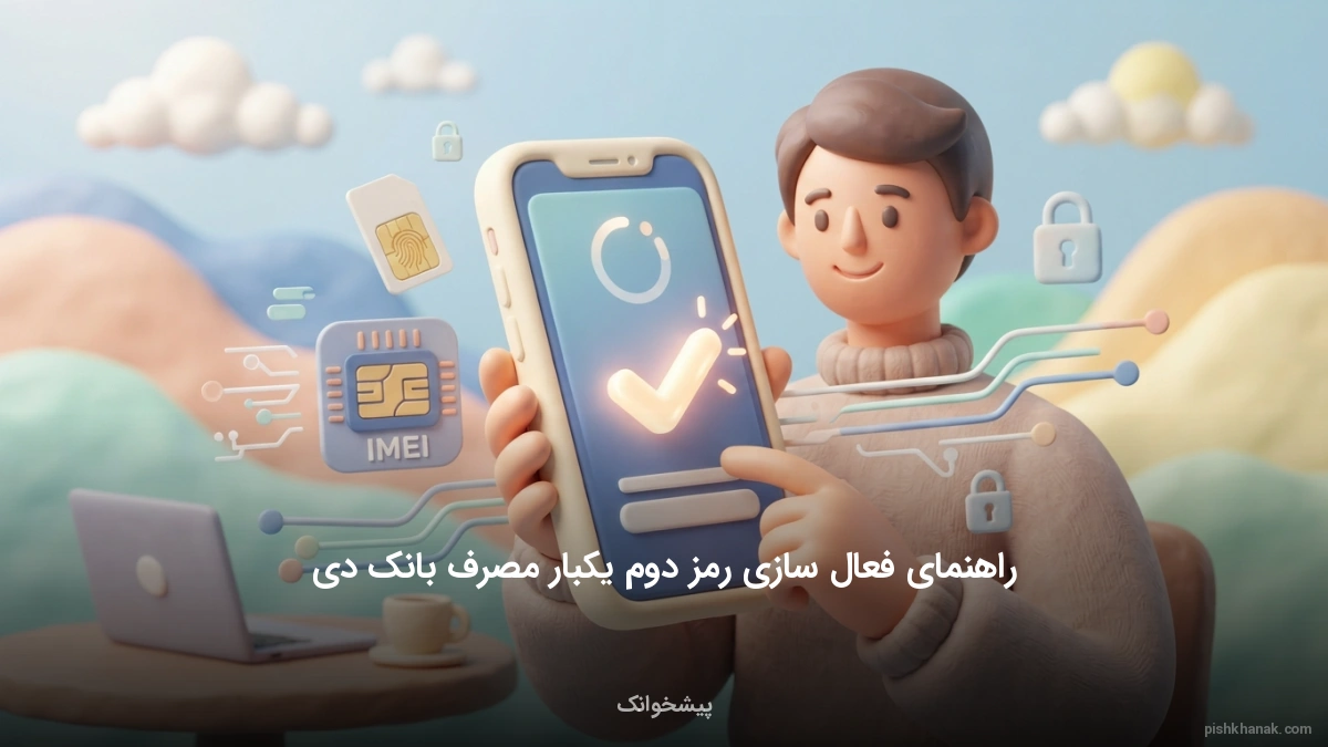 راهنمای فعال‌سازی رمز دوم یکبار مصرف بانک دی