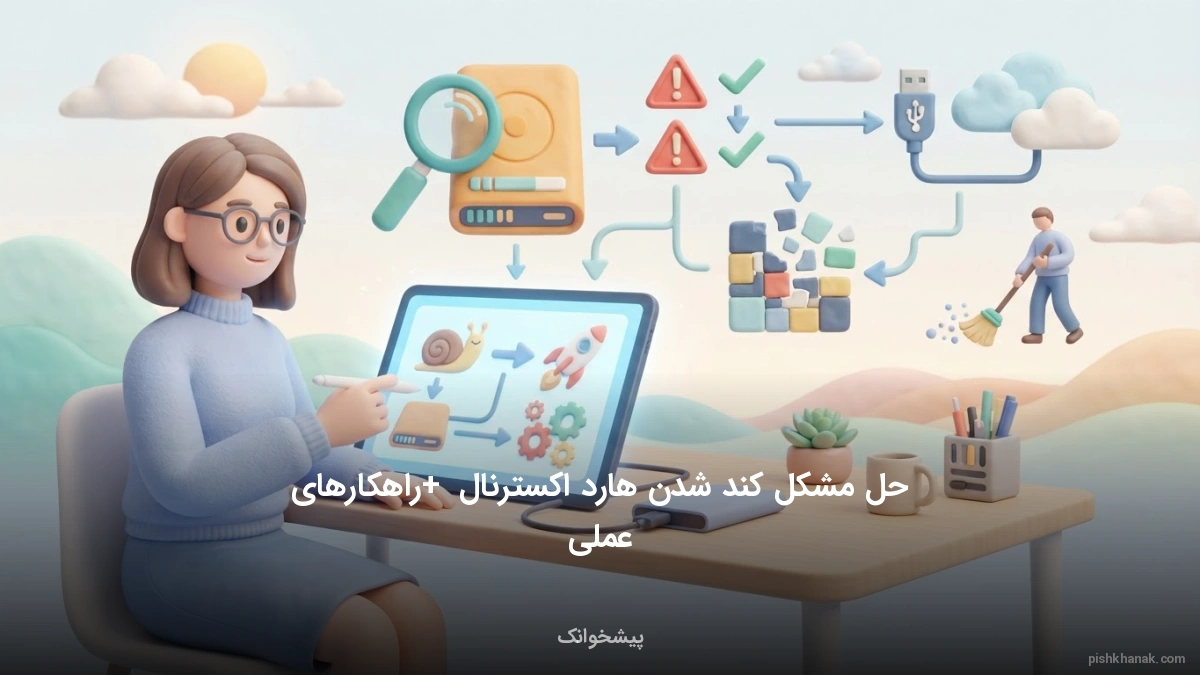 حل مشکل کند شدن هارد اکسترنال + راهکارهای عملی