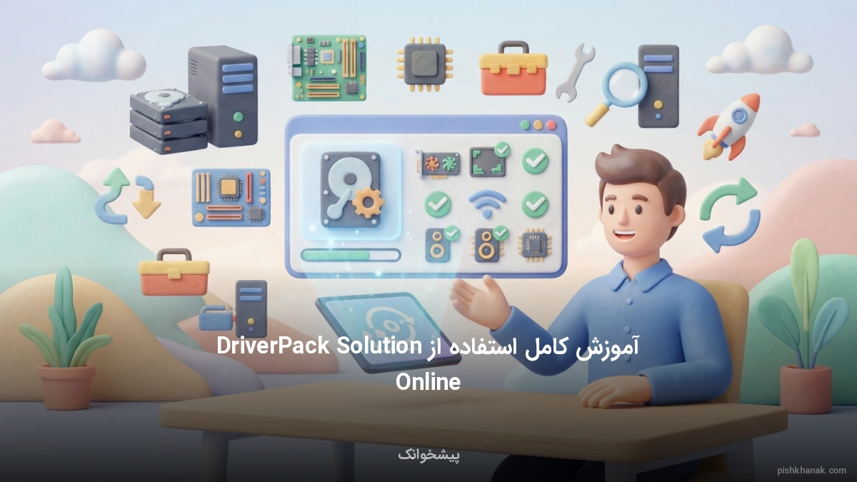 آموزش کامل استفاده از DriverPack Solution Online