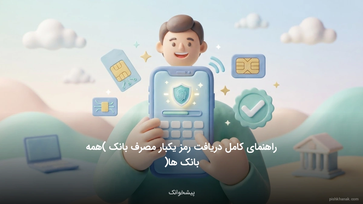 راهنمای کامل دریافت رمز یکبار مصرف بانک (همه بانک‌ها)