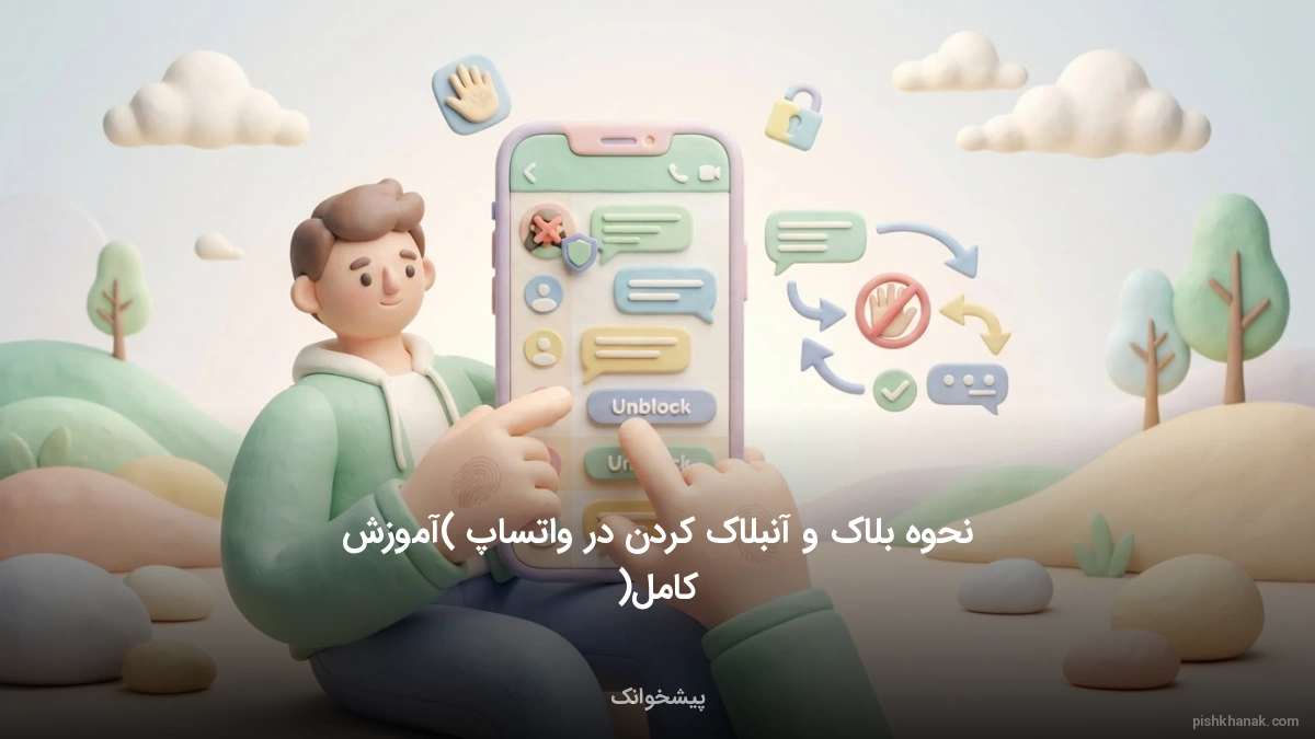 نحوه بلاک و آنبلاک کردن در واتساپ (آموزش کامل)