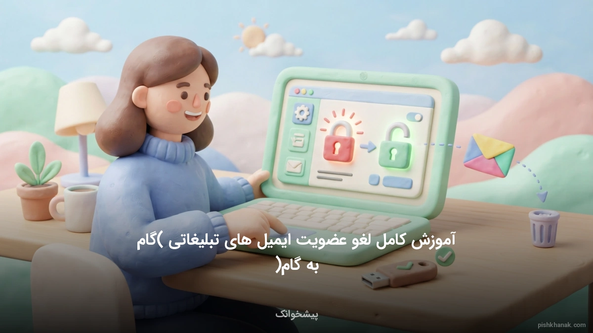 آموزش کامل لغو عضویت ایمیل‌های تبلیغاتی (گام‌به‌گام)