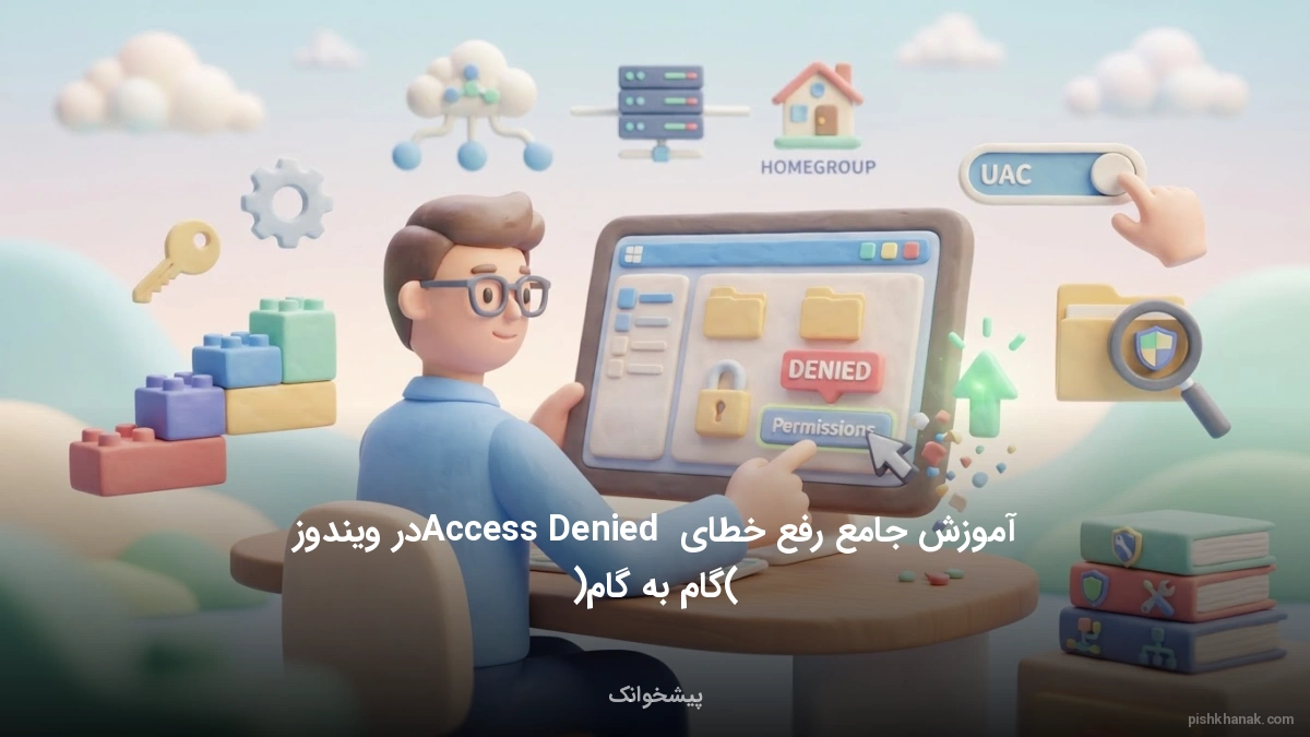 آموزش جامع رفع خطای Access Denied در ویندوز (گام‌به‌گام)