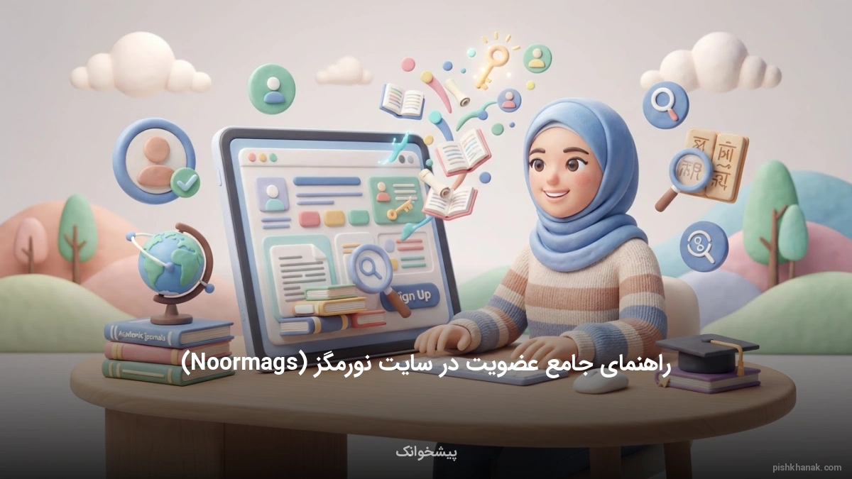 راهنمای جامع عضویت در سایت نورمگز (Noormags)