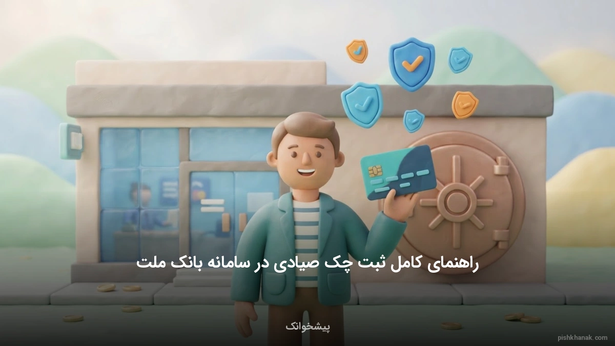 راهنمای کامل ثبت چک صیادی در سامانه بانک ملت