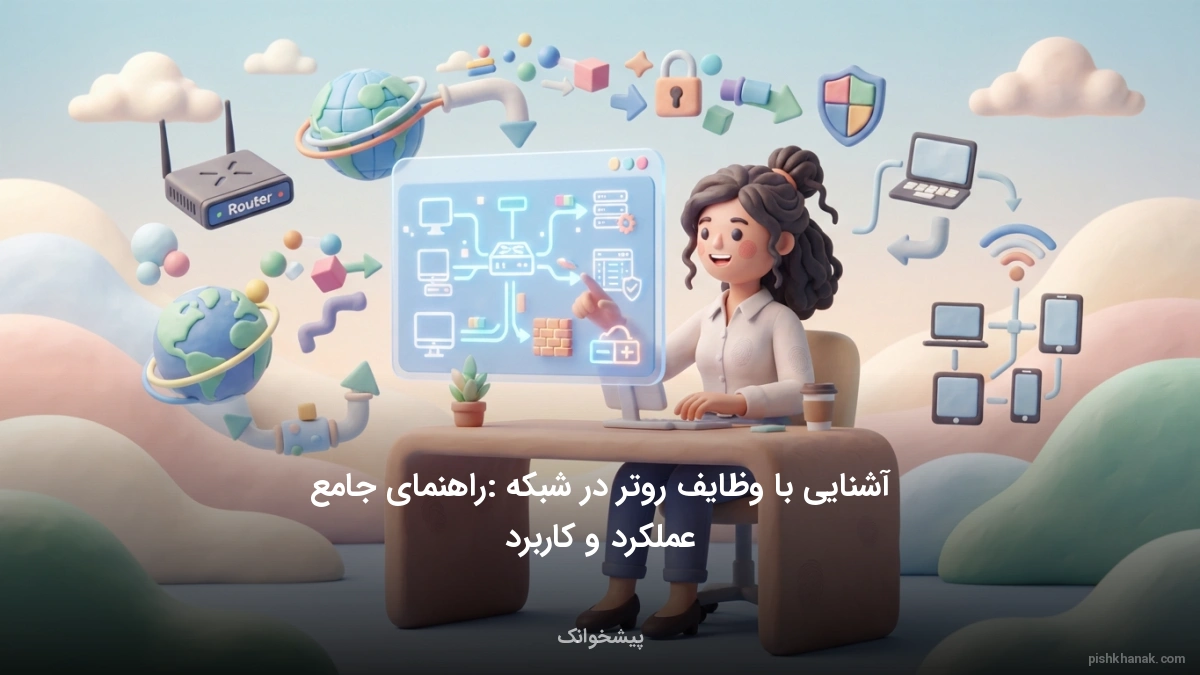 آشنایی با وظایف روتر در شبکه: راهنمای جامع عملکرد و کاربرد