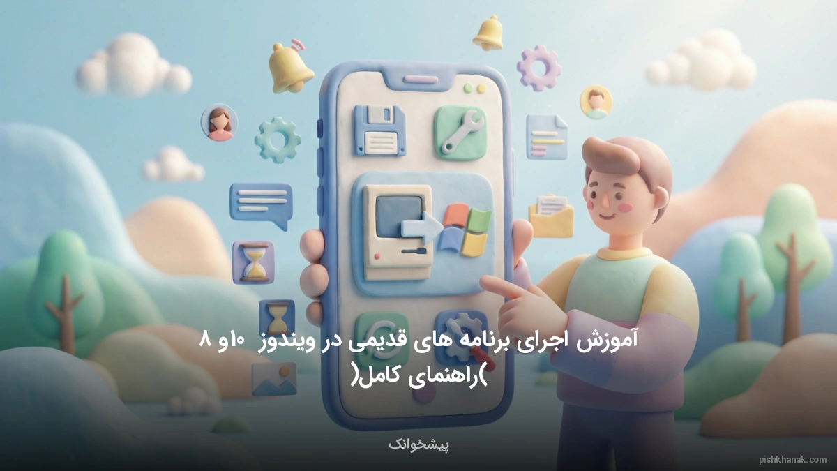 آموزش اجرای برنامه‌های قدیمی در ویندوز 10 و 8 (راهنمای کامل)
