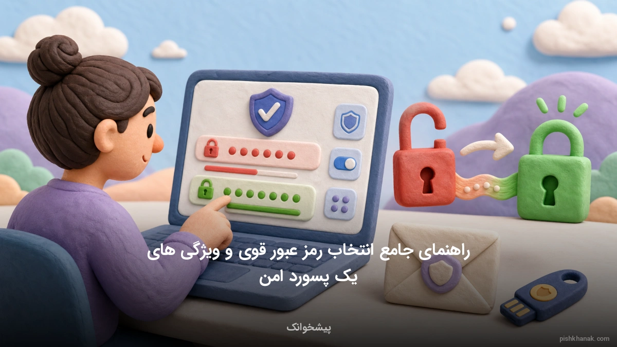 راهنمای جامع انتخاب رمز عبور قوی و ویژگی‌های یک پسورد امن