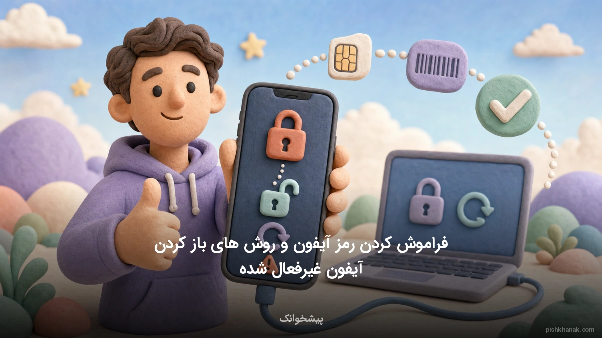 فراموش کردن رمز آیفون و روش‌های باز کردن آیفون غیرفعال شده
