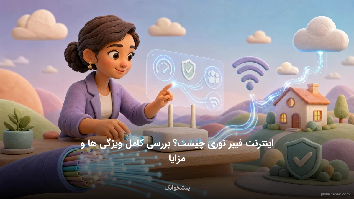 اینترنت فیبر نوری چیست؟ بررسی کامل ویژگی‌ها و مزایا