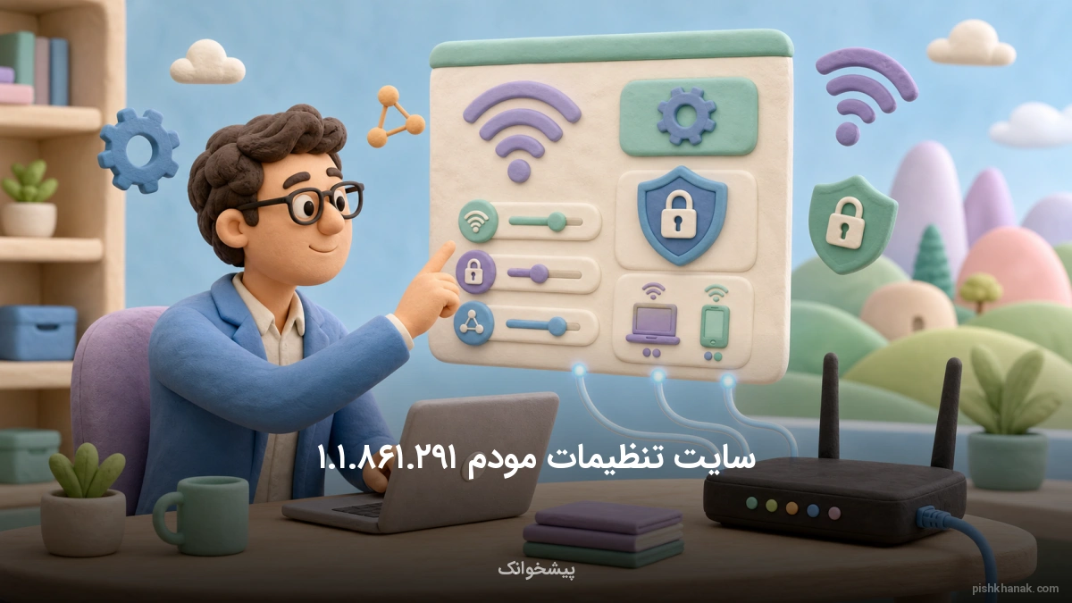 آموزش ورود به سایت تنظیمات مودم ۱۹۲.۱۶۸.۱.۱ و تغییر رمز
