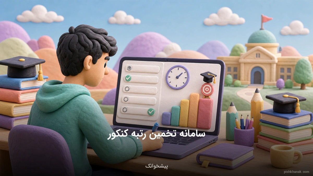 سامانه تخمین رتبه کنکور سراسری و آزاد