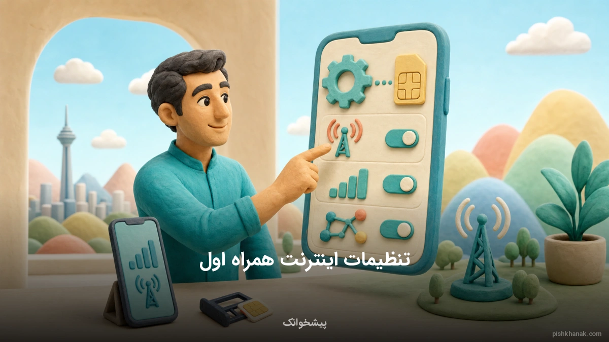 راهنمای کامل تنظیمات اینترنت همراه اول (4G و 5G)
