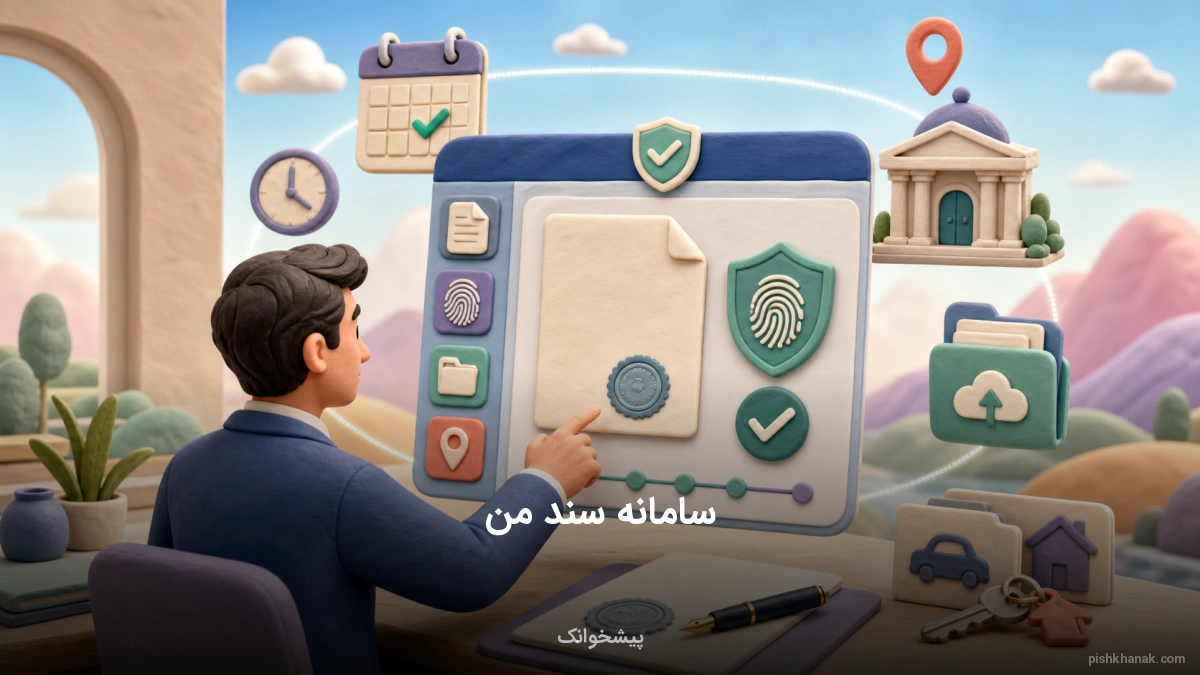 سامانه سند من؛ راهنمای جامع خدمات ثبتی و نوبت‌دهی