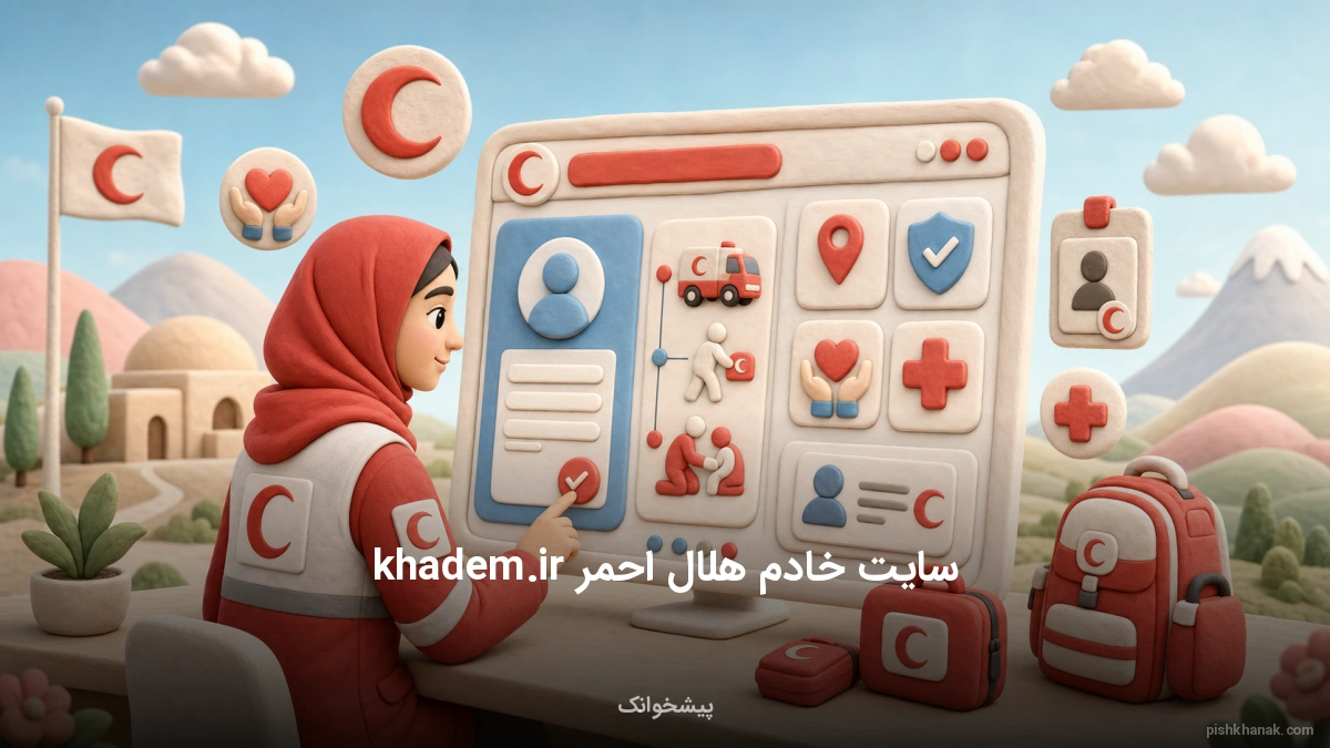 سایت خادم هلال احمر khadem.ir؛ آموزش ثبت نام و دوره‌ها