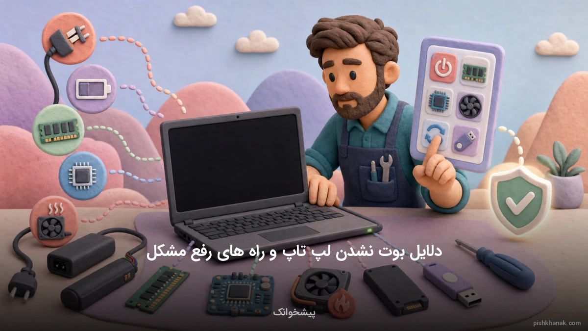 دلایل بوت نشدن لپ تاپ و راه‌های رفع مشکل