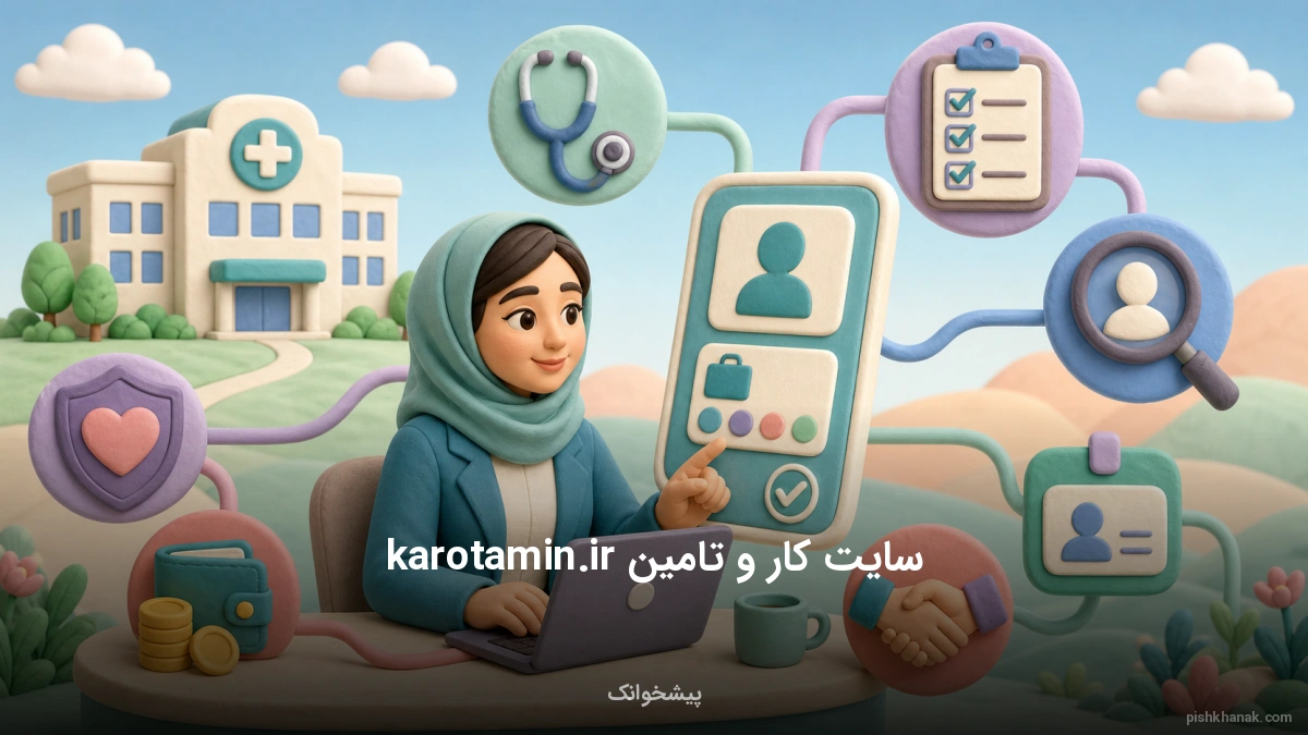 راهنمای کامل سایت کار و تامین karotamin.ir