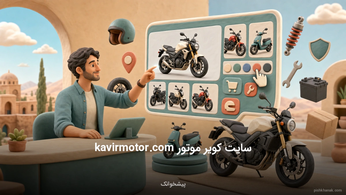 معرفی و راهنمای کامل سایت کویر موتور kavirmotor.com