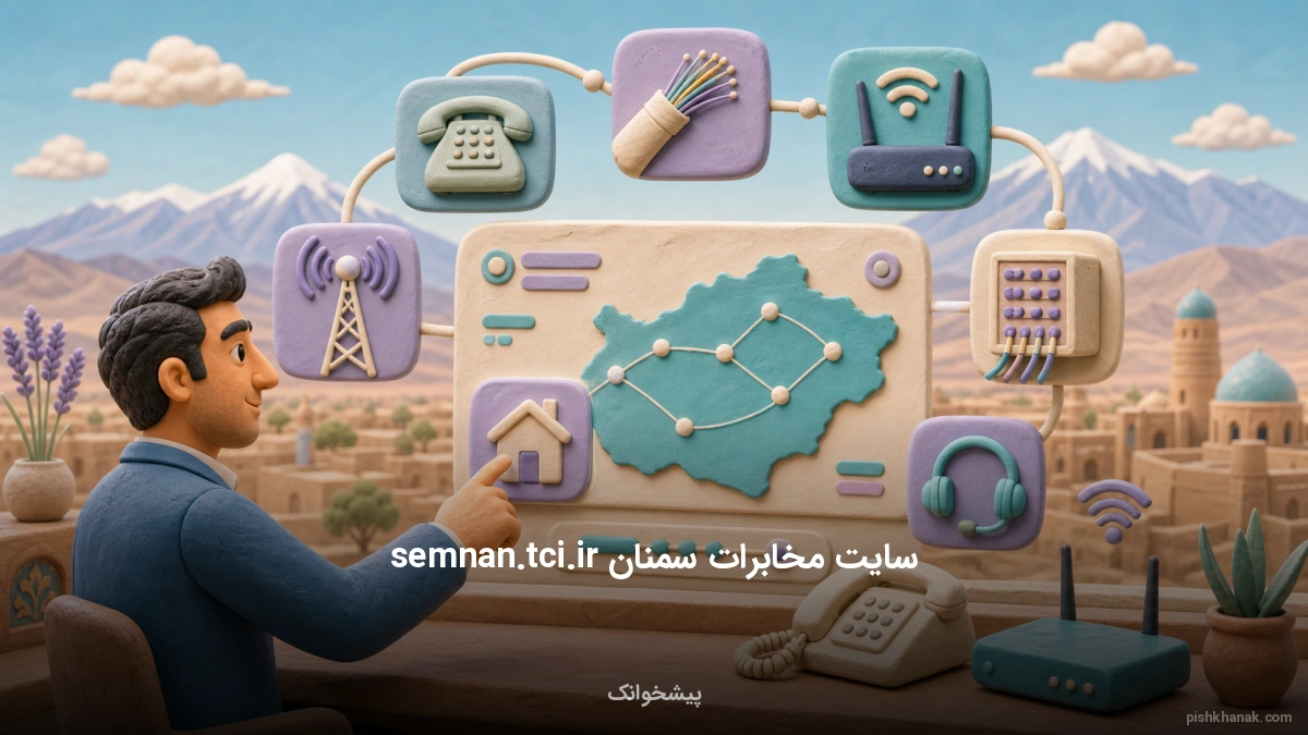 سایت مخابرات سمنان semnan.tci.ir | راهنمای خدمات و پرداخت